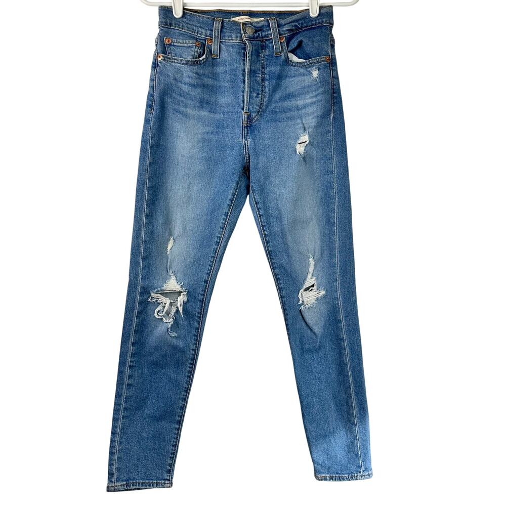 Levi's Wedgie Fit Skinny Jeans Size 26 - Picture 2 of 15